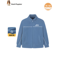 Hush Puppies 暇步士 男女童舒適搖粒絨線條感外套（105~175碼）