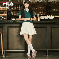 韓素希同款！FILA 斐樂(lè) PUDDING 女子布丁德訓(xùn)運(yùn)動(dòng)休閑鞋