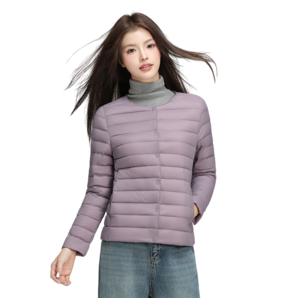 官旗出品！La Chapelle 拉夏貝爾 女款時(shí)尚百搭輕薄羽絨服外套 多色