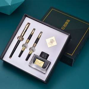 教師節(jié)禮盒！德國 DUKE 公爵 師恩如山 三用筆套裝禮盒（寶珠筆+美工筆+鋼筆三款一體）贈(zèng)墨水囊20支+筆袋