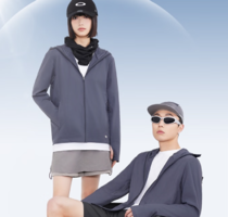 UPF300+！某東京造 男女同款連帽護(hù)臉原紗防曬衣 UPF300+/JZ41011