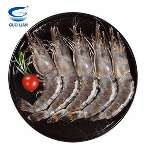 GUOLIAN 國聯(lián) 國產(chǎn)黑虎蝦 特大號 無冰凈重2斤 約20-30只
