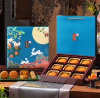 中秋送禮佳品！五芳齋 五芳禮玥廣式月餅禮盒 9餅9味 620g