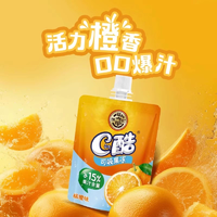 柳橙爆汁感！徐福記 柳橙味C的酷果凍 120g*5包