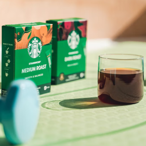 源自門店同款100%阿拉比卡咖啡豆！Starbucks 星巴克 精品速溶黑咖啡 隨機(jī) 2.3g*40袋
