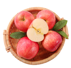 京鮮生 煙臺(tái)紅富士蘋(píng)果 一級(jí)大果（單果220g+）凈重5KG