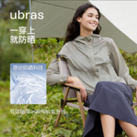 20點開始，Ubras 女款輕薄蟬翼捏褶連帽防曬衣 UPF100+ USK331071