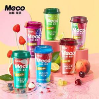 25%果汁含量，香飄飄 Meco 如鮮 杯裝果茶 400mL*8杯