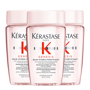 秀發(fā)豐盈蓬松！Kérastase 卡詩 Genesis系列 賦源芯絲沁透洗發(fā)水 80mL*3瓶