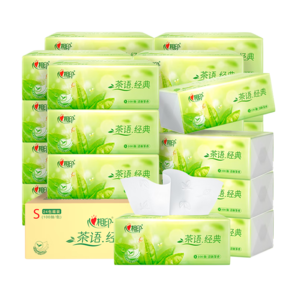 心相印 茶語系列 茶香型抽紙（S碼）3層100抽*24包
