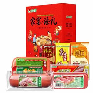 金鑼 家宴·臻禮 火腿腸肉食禮盒1614g