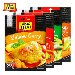 泰國原裝進口！Real THAI 麗爾泰 冬陰功/黃/青/紅咖喱醬 50g