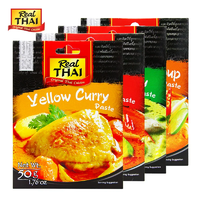泰國(guó)原裝進(jìn)口！Real THAI 麗爾泰 冬陰功/黃/青/紅咖喱醬 50g