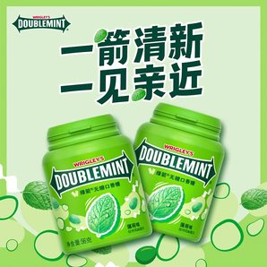 提神又清新口氣！綠箭 原味薄荷味無糖口香糖果約40粒56g
