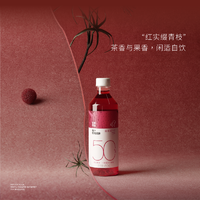 50%真果汁！HEYTEA 喜茶 濃果茶果味茶飲料 450ml*12瓶