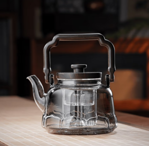 蒸煮一體！全度 海棠提梁蒸煮一體茶壺1000mL