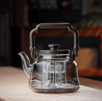 蒸煮一體！全度 海棠提梁蒸煮一體茶壺1000mL