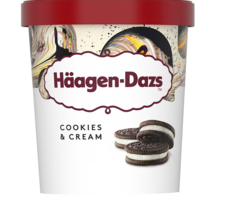 H?agen·Dazs 哈根達(dá)斯 大桶冰淇淋組合裝 473ml*4件 送越娜妙冰淇淋90ml*2杯