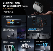 CukTech 酷態(tài)科 10號 超級電能充Ultra 120W/100W四口快充