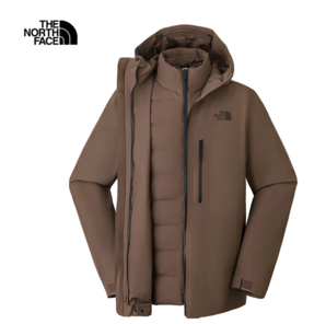 600蓬鵝絨內(nèi)膽！The North Face 北面 男士600蓬羽絨內(nèi)膽三合一沖鋒衣 83SL