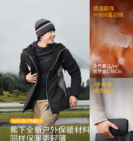 鎖溫能力≈800蓬羽絨服！Beneunder 蕉下 男士氣絨服 CL97424 多色