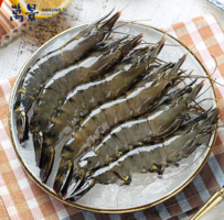 萬景 精選單凍黑虎蝦 巨無霸20-30只/凈重1kg