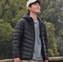 Tanboer 坦博爾 男女短款連帽輕薄羽絨服 TF236209