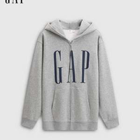 Gap 蓋璞 2025秋季新款 男女同款LOGO連帽開衫衛(wèi)衣 786920