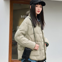 TANBOER 坦博爾 2025年秋季 女士小香風(fēng)短款翻領(lǐng)羽絨服 TD236266 多色