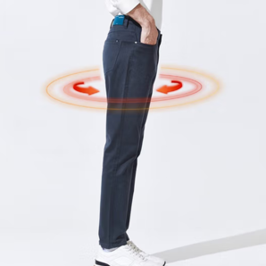 Navigare 意大利小帆船 男士秋冬高彈暖燚絨保暖抗菌直筒長(zhǎng)褲