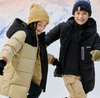 Asics 亞瑟士 中大童三防連帽加厚羽絨服外套（120~170cm） 多色