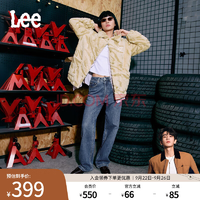 吊牌價(jià)699元！Lee 李 428 女款高腰寬松懶懶褲牛仔褲