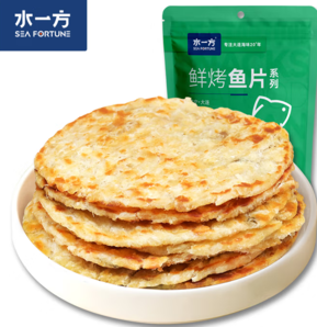 水一方 現(xiàn)烤魚(yú)片 先生魚(yú)片 250g 