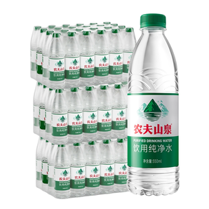 0.66元/瓶！ NONGFU SPRING 農(nóng)夫山泉 飲用純凈水550ml*24瓶*3箱