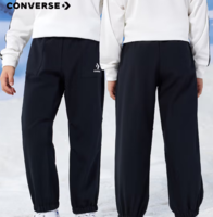 加絨內(nèi)里！2025秋冬新款！Converse 匡威 兒童加絨保暖褲束腳運動梭織長褲（110-160碼）