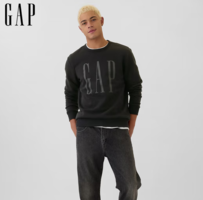 Gap 蓋璞 25年秋季新款 男款大logo圓領(lǐng)抓絨衛(wèi)衣 542214