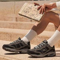 Skechers 斯凱奇 D'LITES系列 男士增高厚底運(yùn)動(dòng)老爹鞋51241 兩色