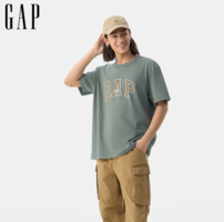 Gap 蓋璞 男女純棉字母logo短袖T恤 美版 570044