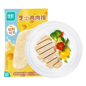 口感更嫩更好吃！優(yōu)形 嫩感Mix玉米雞胸肉排 80g*10袋
