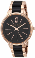 Anne Klein 游泳 手表 女士 日本石英 易讀表盤 AK1412BKRG