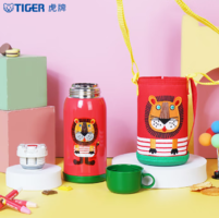 經(jīng)典兒童保溫杯白 菜價(jià)！Tiger 虎牌 MBJ-C06C 兒童不銹鋼吸管保溫杯 600ml