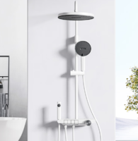 4功能花灑帶大置物臺(tái)！Panasonic 松下 雙重自潔+4功能頂噴花灑套裝 S2