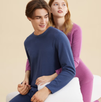 舒適抗靜電！都市麗人 男女款遠紅外抗靜電秋冬厚款圓領(lǐng)保暖內(nèi)衣套裝