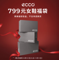 ECCO 愛步 女鞋福袋2雙裝（款式隨機(jī)）