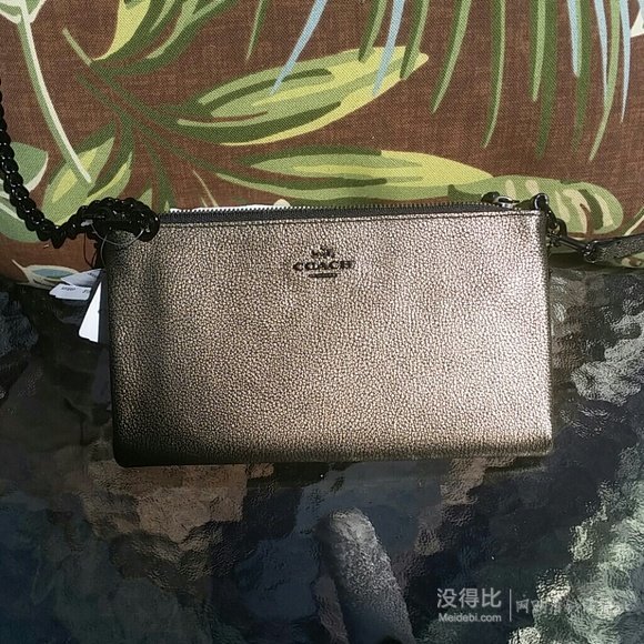 COACH 蔻驰 Embossed Txt 女士时尚链条挎包