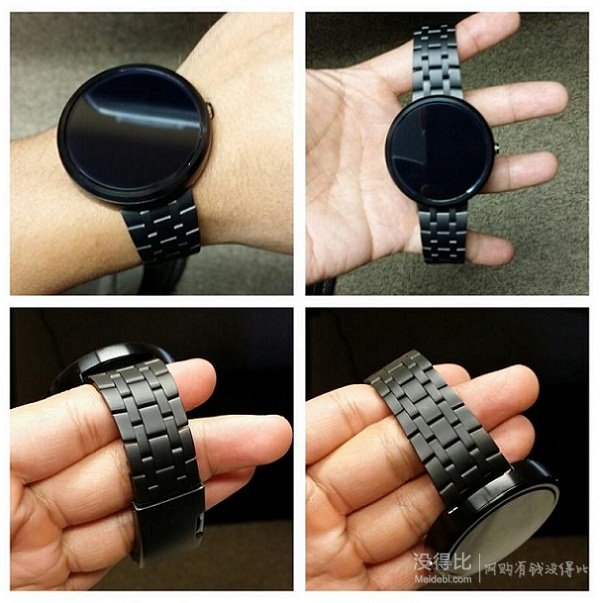 Motorola 摩托罗拉 Moto 360 智能手表 钢带版