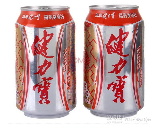 1.875元/听！健力宝 运动饮料橙蜜味330ml*24罐 整箱  45元（60元，99-30）