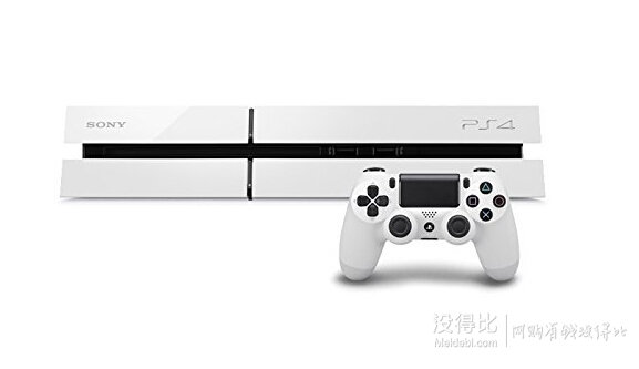 SONY 索尼 PlayStation 4 电脑娱乐机(白色主机+手柄1个+2张游戏兑换卡) 2590元