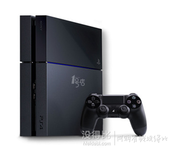 Sony 索尼 PlayStation 4 电脑娱乐机 黑/白色 （主机+手柄1个+2张游戏兑换卡） 