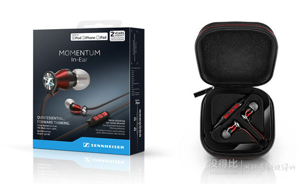 用券新低：Sennheiser 森海塞尔 MOMENTUM IN-EAR 入耳式耳塞 488元包邮（可用券）